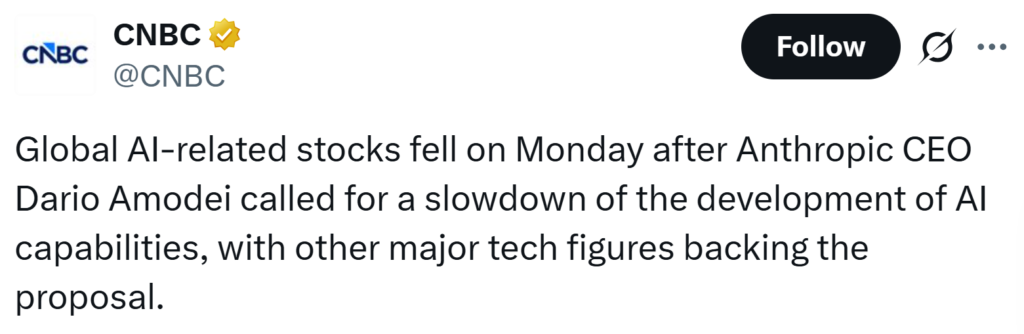 AI stocks news update